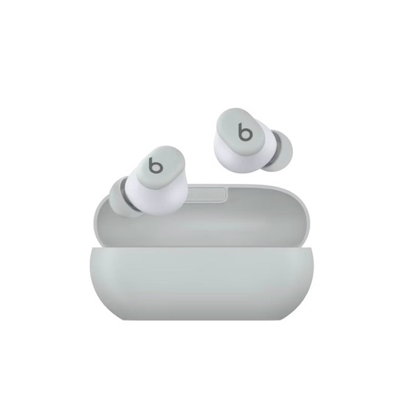 Beats by Dre Gray and White Earbud Headphones